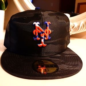 New Era NY Mets Camo fitted cap size 7 5/8
